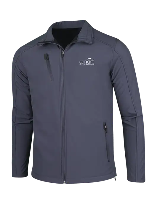 Dark Grey Welded Softshell Jacket w/Cariant Logo