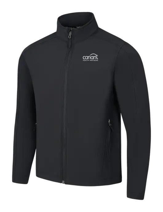 Black Core Soft Shell Jacket w/Cariant Logo