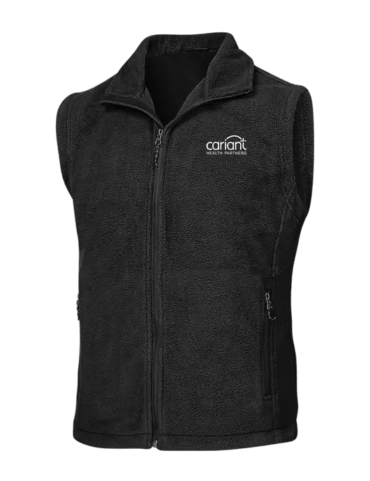 Black Fleece Vest w/Cariant Logo