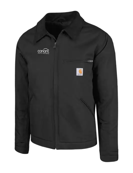 Carhartt Black Duck Detroit Jacket w/Cariant Logo