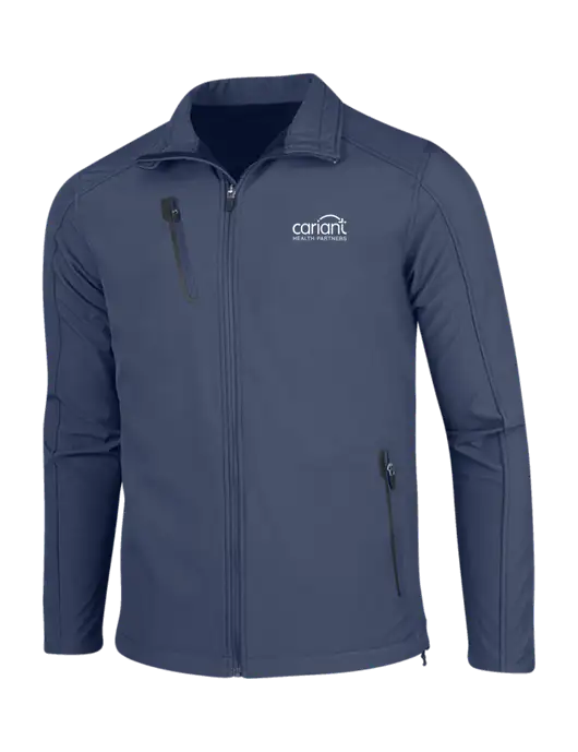 Navy Welded Softshell Jacket w/Cariant Logo