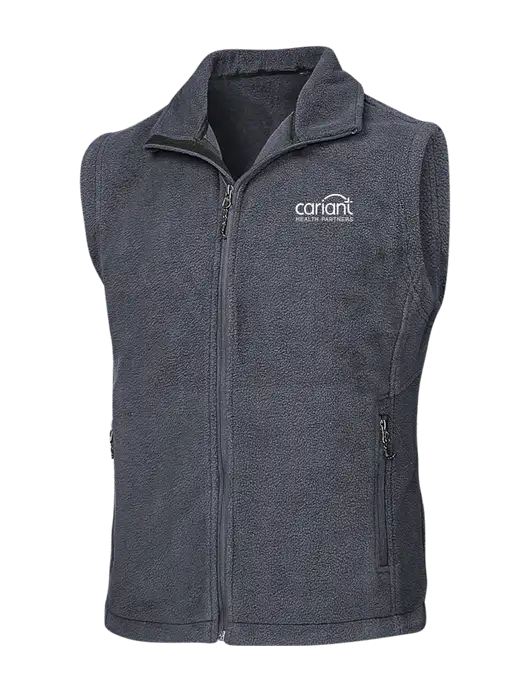 Dark Grey Fleece Vest w/Cariant Logo