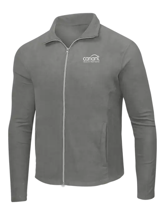 Medium Grey Microfleece Jacket w/Cariant Logo