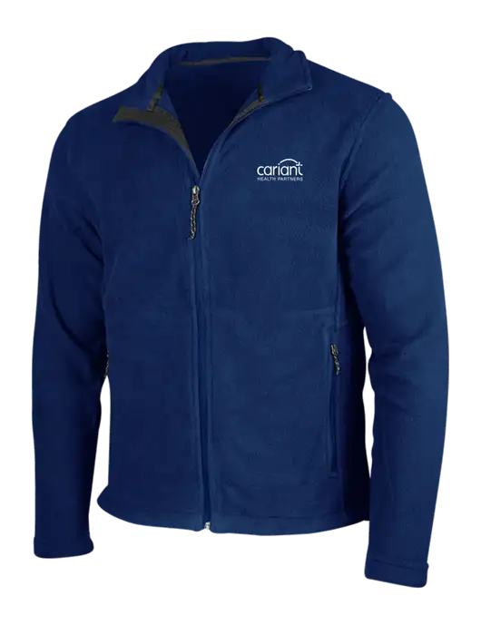 Navy Fleece Jacket w/Cariant Logo