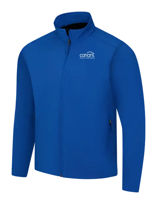 Dark Royal Core Soft Shell Jacket w/Cariant Logo