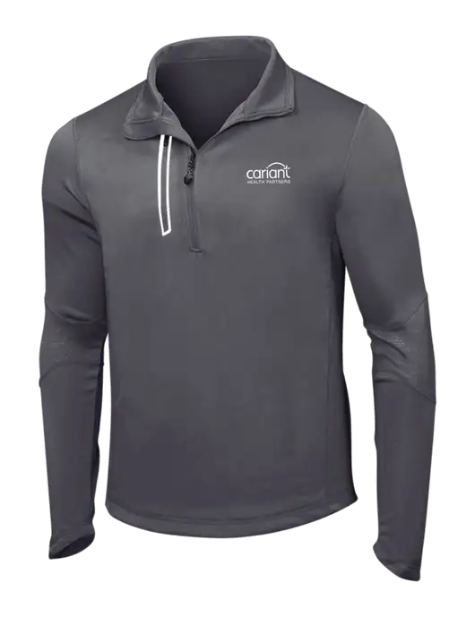 OGIO Gear Grey Endurance Fulcrum 1/4 Zip w/Cariant Logo