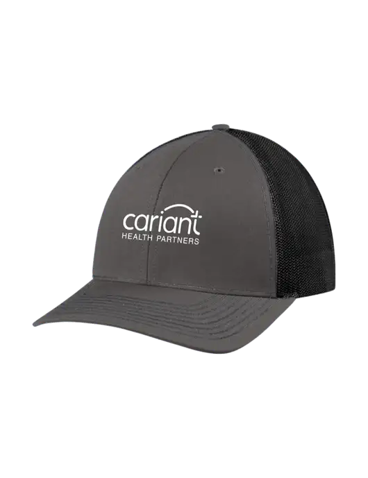 Richardson Adjustable Snapback Original 112 Trucker Cap Dark Grey w/Black Mesh w/Cariant Logo