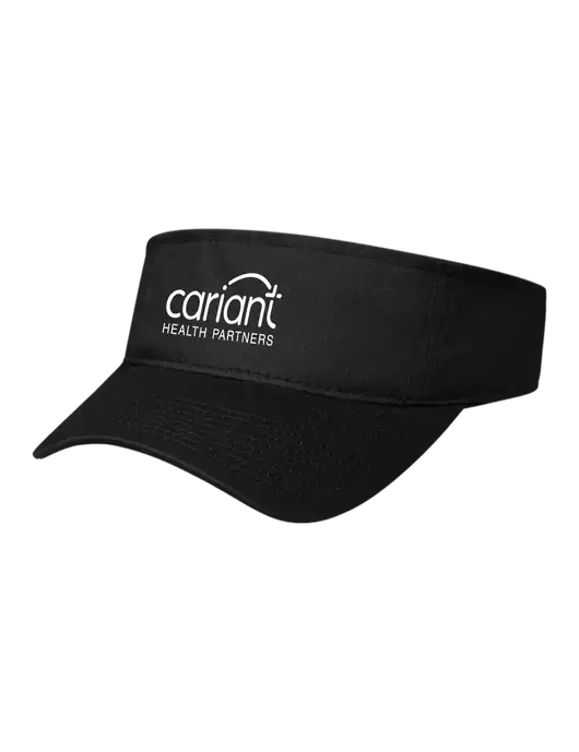 Black Cap Visor w/Cariant Logo