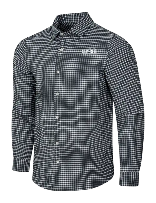 Dark Grey/White City Stretch Shirt w/Cariant Logo