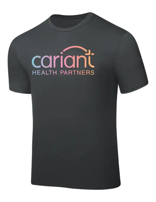 Dark Grey PosiCharge Competitor Tee w/Cariant Logo