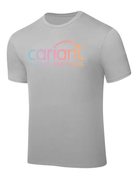 Silver PosiCharge Competitor Tee w/Cariant Logo
