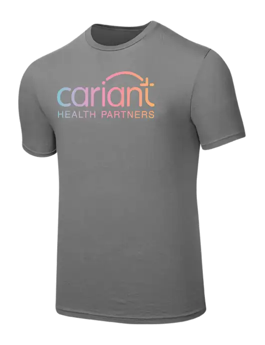 Seriously Soft Medium Grey T-Shirt w/Cariant Logo