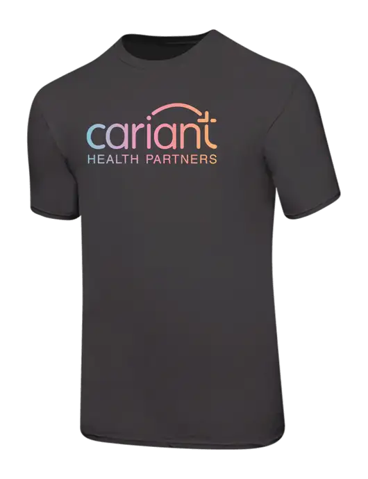 Ring Spun Charcoal 4.5 oz T-Shirt w/Cariant Logo