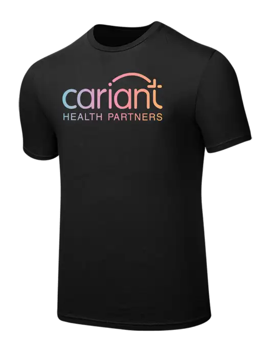Seriously Soft Black T-Shirt w/Cariant Logo