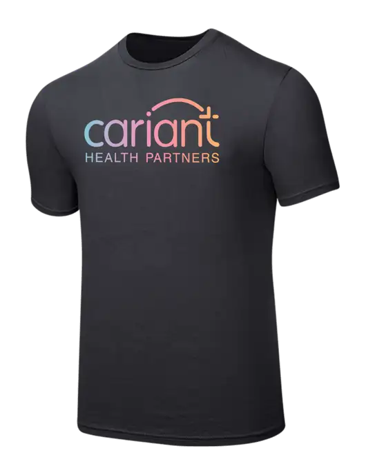 Seriously Soft Charcoal T-Shirt w/Cariant Logo