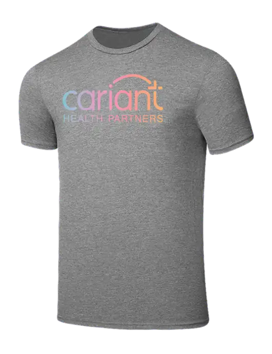 Seriously Soft Grey Frost T-Shirt w/Cariant Logo