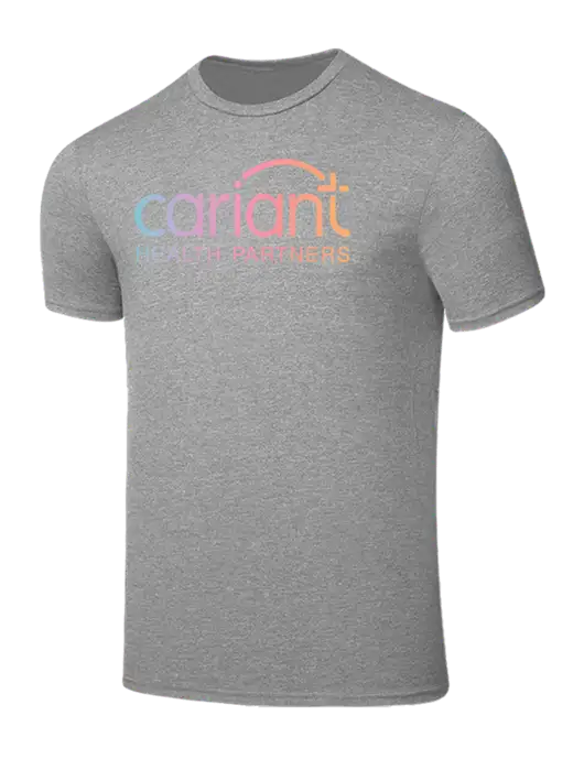 Seriously Soft Light Heather Grey T-Shirt w/Cariant Logo