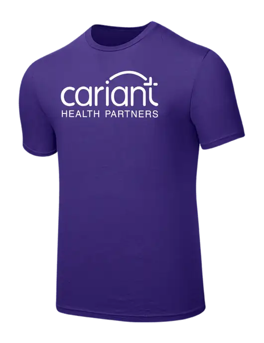 Seriously Soft Purple T-Shirt w/Cariant Logo
