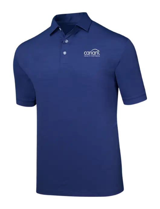 Callaway Navy Fashion Tonal Polo w/Cariant Logo