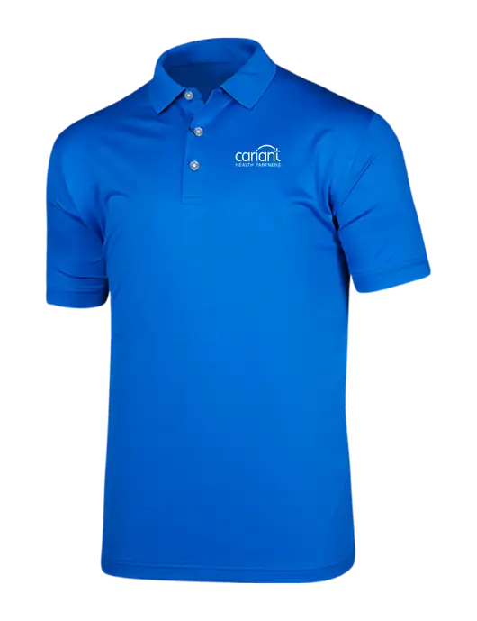 Callaway Vibrant Royal Blue Ventilated Polo w/Cariant Logo