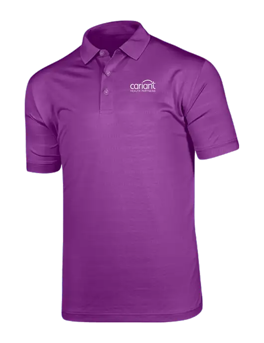 Callaway Vibrant Purple Ventilated Polo w/Cariant Logo