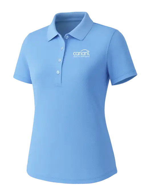 Callaway Womens Core Light Blue Performance Polo w/Cariant Logo