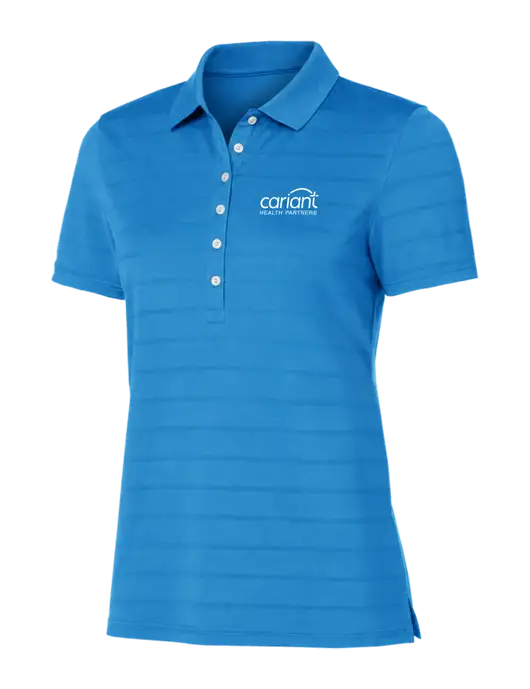 Callaway Womens Royal Blue Ventilated Polo w/Cariant Logo