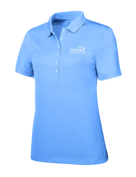 Callaway Womens Ottoman Light Blue Polo w/Cariant Logo