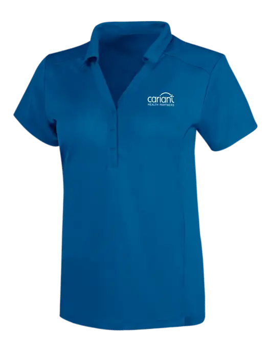 OGIO Royal Blue Womens Framework Polo w/Cariant Logo