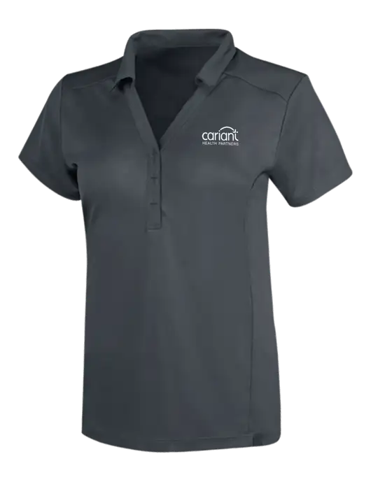 OGIO Dark Grey Womens Framework Polo w/Cariant Logo