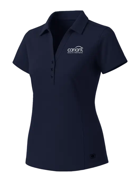 OGIO Womens Navy ONYX Polo w/Cariant Logo
