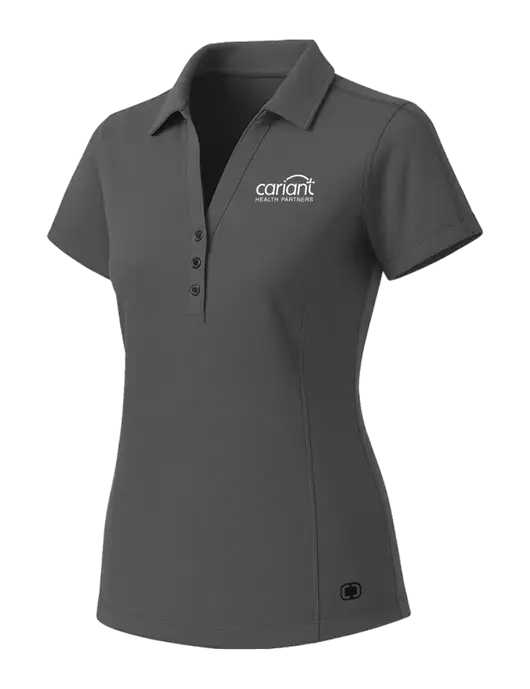 OGIO Womens Medium Grey ONYX Polo w/Cariant Logo