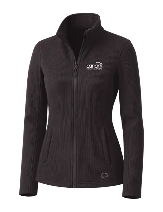 OGIO Blacktop Womens Grit Fleece Jacket w/Cariant Logo