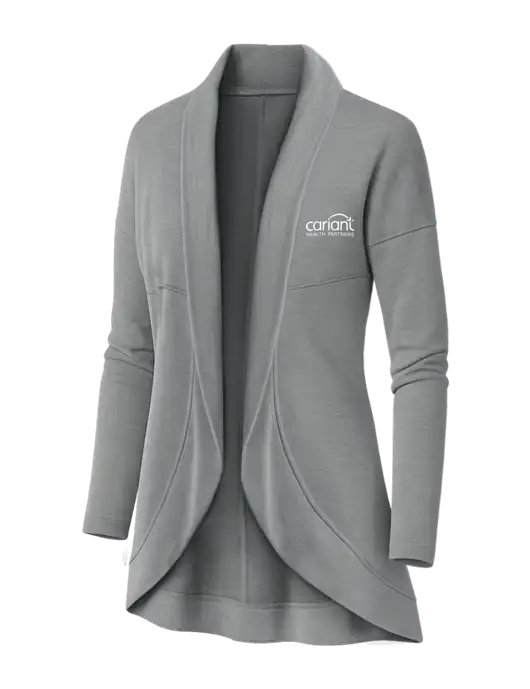OGIO Light Grey Heather Womens Luuma Cocoon Fleece w/Cariant Logo