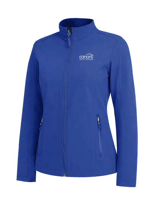 Dark Royal Womens Core Soft Shell Jacket w/Cariant Logo