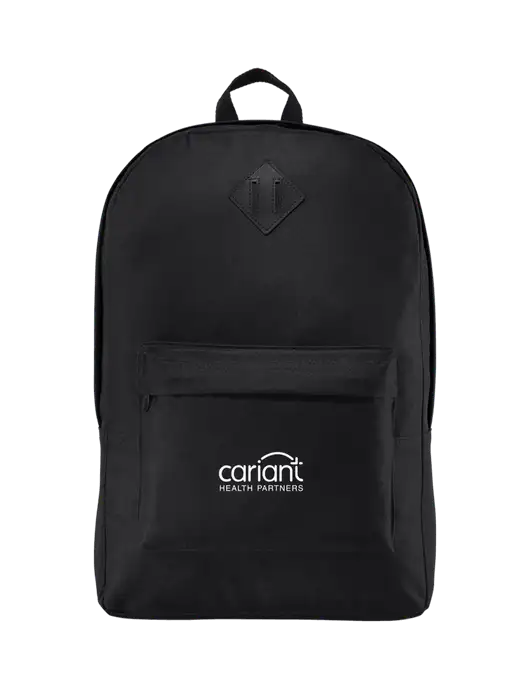 Retro Black Backpack w/Cariant Logo