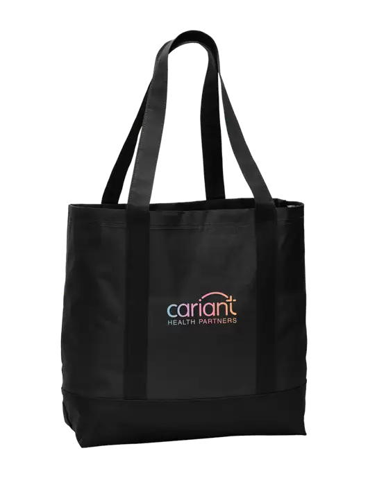 Carryall Black/Black Day Tote w/Cariant Logo