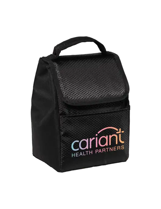 Lunch Bag Black Cooler w/Cariant Logo