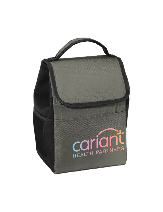 Lunch Bag Grey/Black Cooler w/Cariant Logo