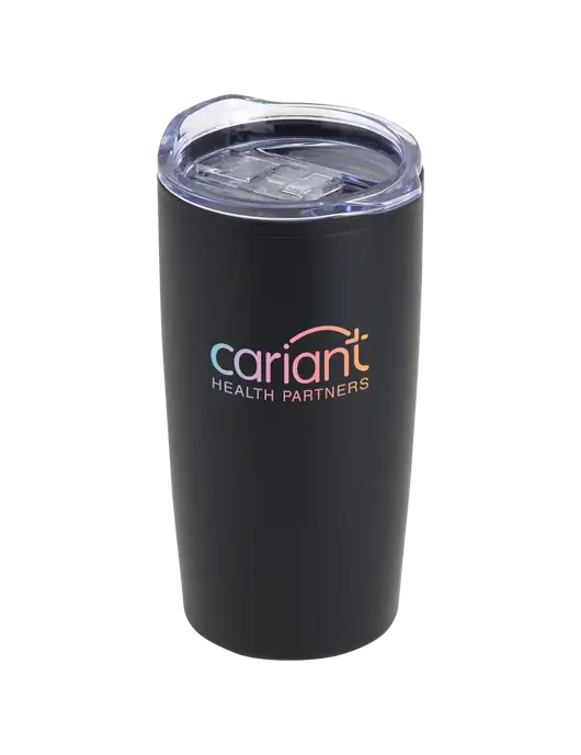 Olympus Black 20 oz Tumbler w/Cariant Logo