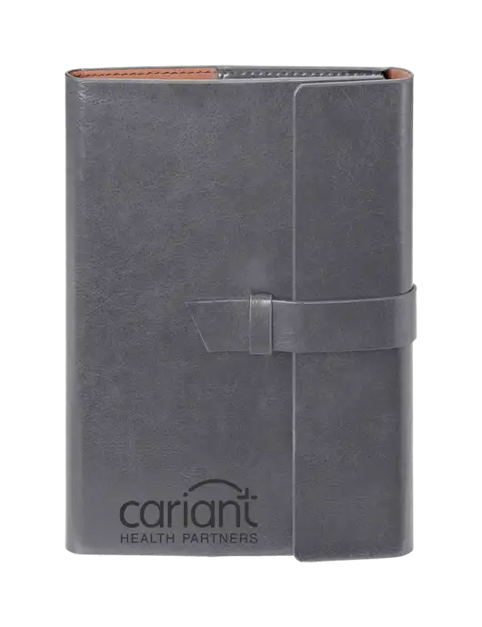 Fabrizio Grey 6.875 x 9.56 Portfolio w/Cariant Logo