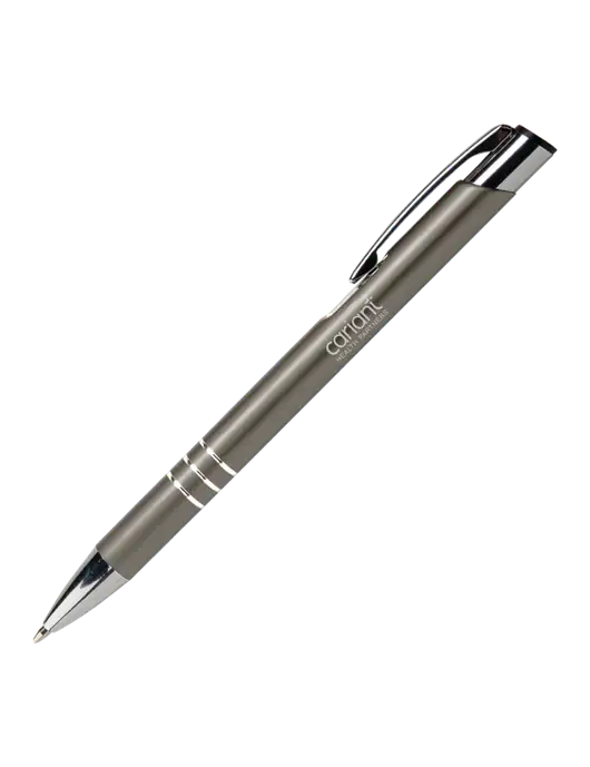 Laurent Gunmetal Pen - Black Ink w/Cariant Logo