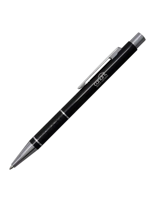 St George Black Pen - Blue Ink w/Cariant Logo