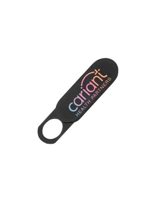 Black Web Cam Cover w/Cariant Logo