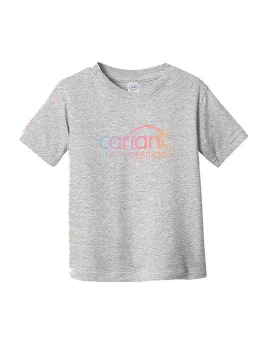 Rabbit Skins Light Grey Heather Toddler Fine Jersey Tee w/Cariant Logo