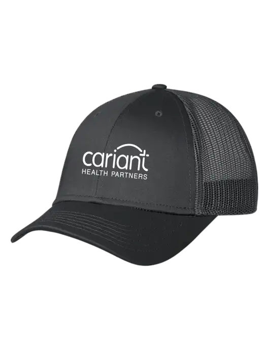Charcoal Mesh Trucker Cap Snap Back w/Cariant Logo