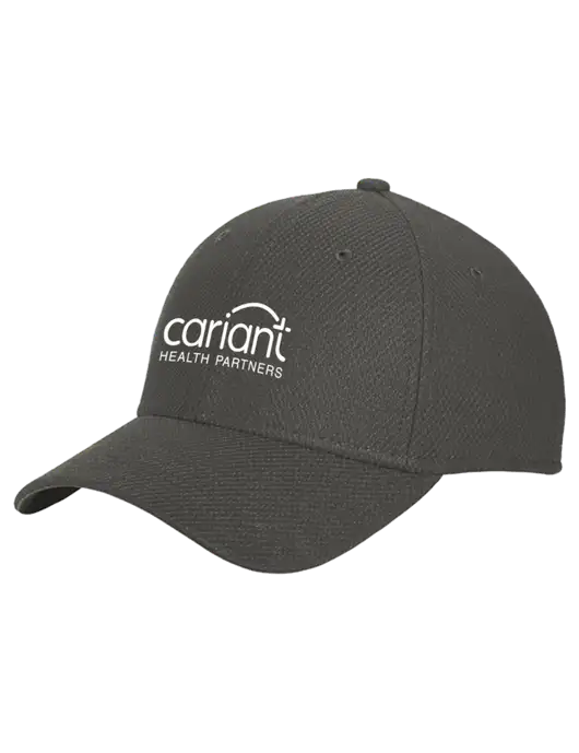 New Era Diamond Era Very Dark Grey Stretch Cap w/Cariant Logo