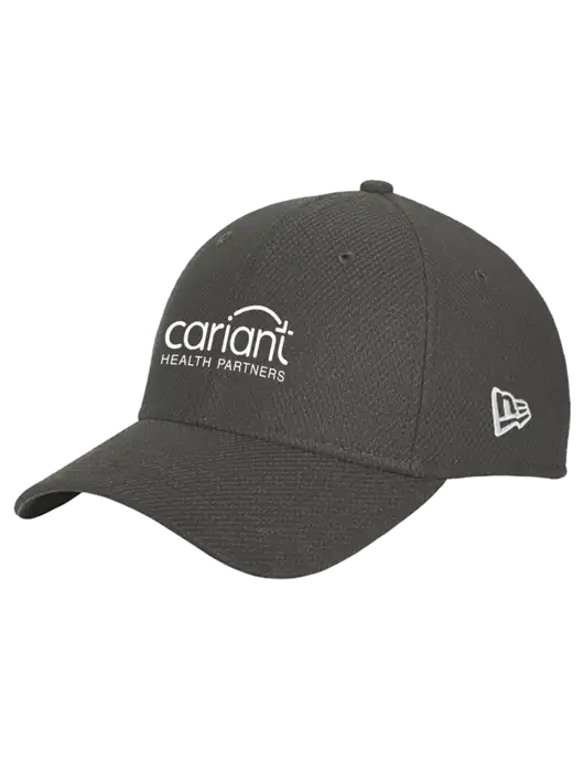 New Era Diamond Era Very Dark Grey Stretch Cap w/Cariant Logo