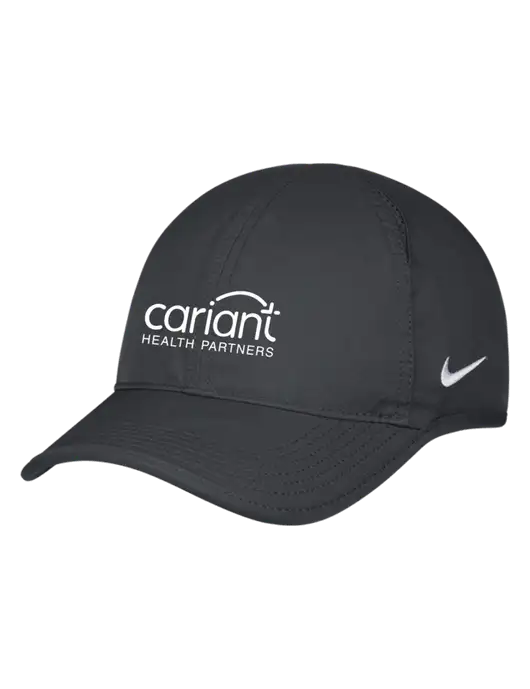 Nike Charcoal Featherlight Cap w/Cariant Logo