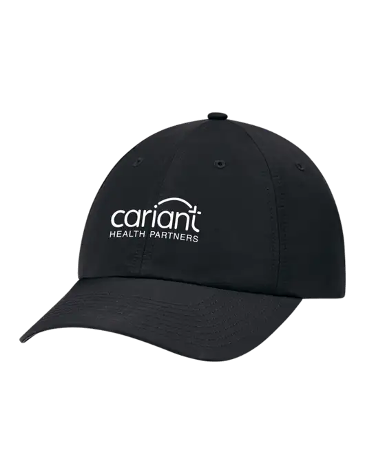 Richardson Relaxed Performance Lite Black Cap w/Cariant Logo